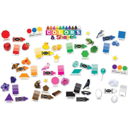 Ashley Colors & Shapes Bulletin Board Set