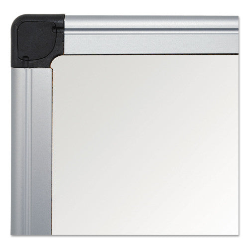 MasterVision Value Lacquered Steel Magnetic Dry Erase Board, 24 x 36, White Surface, Silver Aluminum Frame