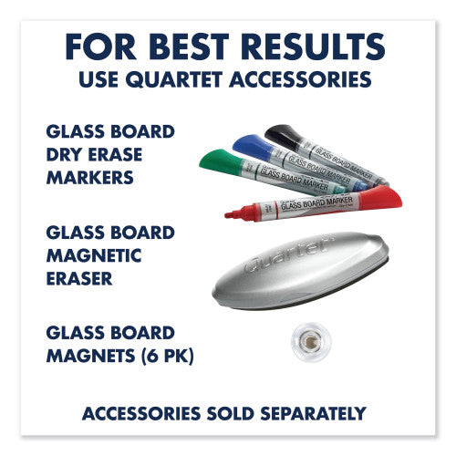 Quartet Infinity Glass Marker Board, 36 x 24, Frosted Surface