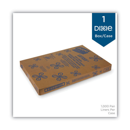 Dixie Greaseproof Liftoff Pan Liners, 16.38 x 24.38, White, 1,000 Sheets/Carton (LO10)